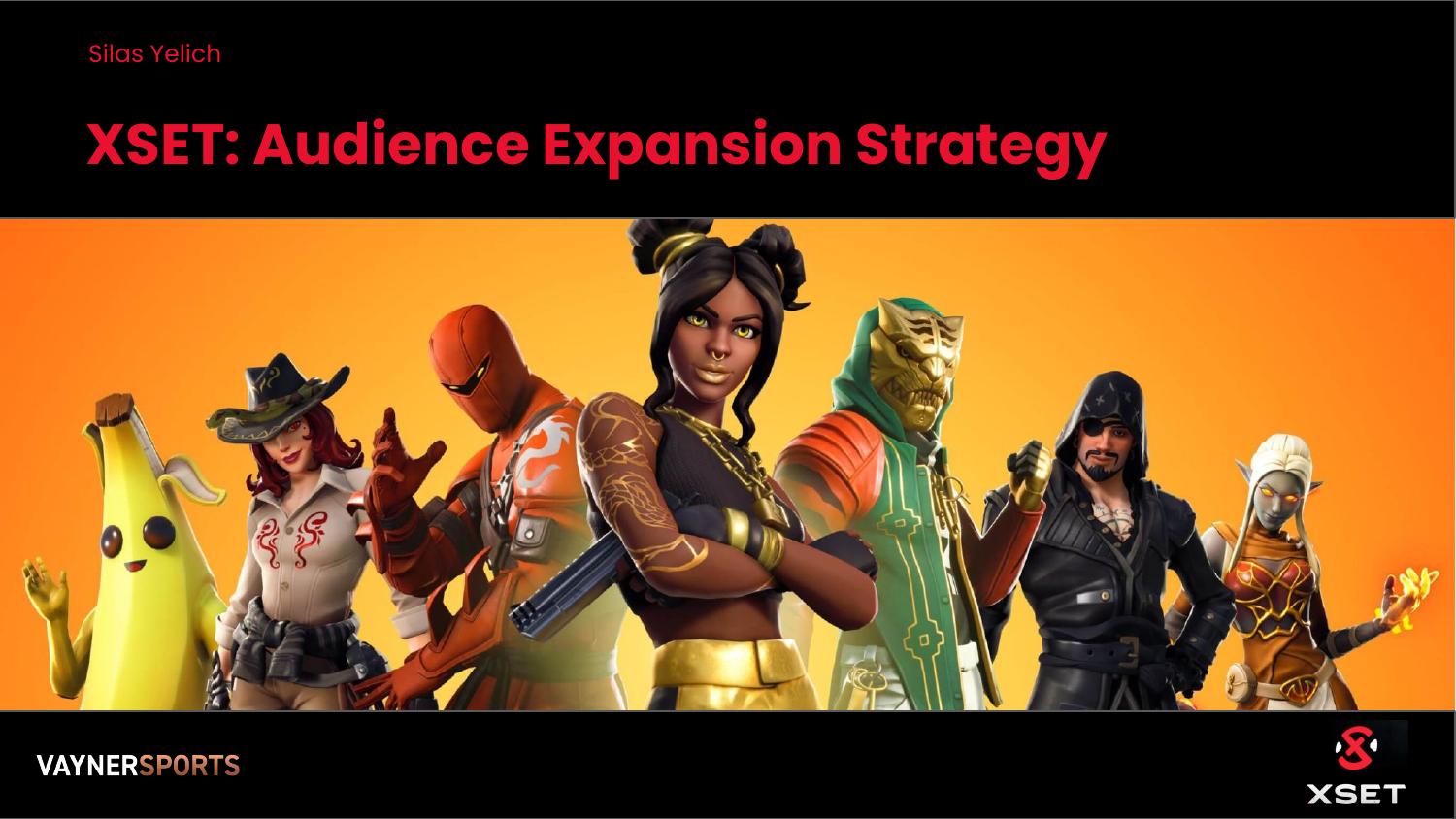 Preview of the XSET strategy presentation